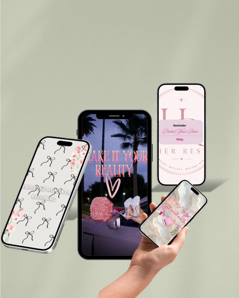 Her Rest Affirmation Wallpaper Pack