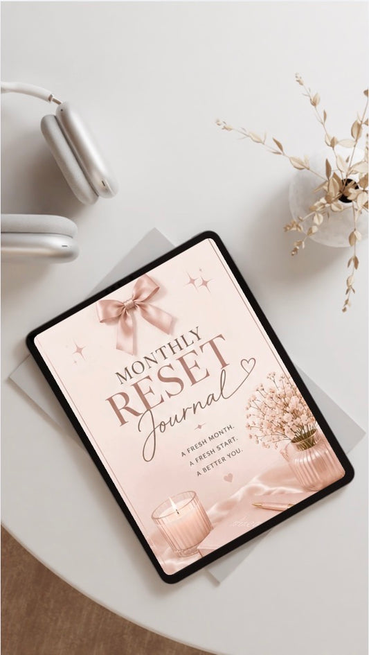 Monthly Reset Journal