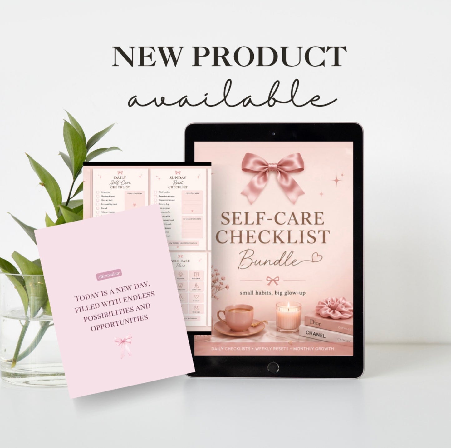 Self-Care Checklist Bundle