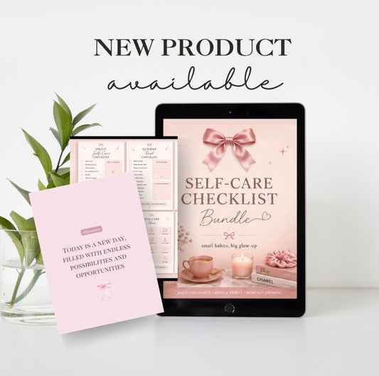 Self-Care Checklist Bundle